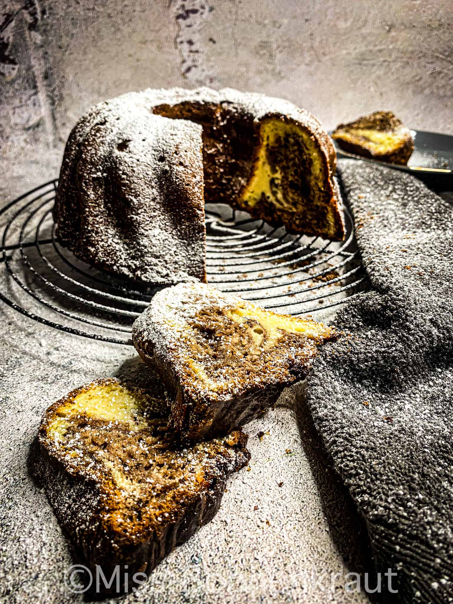 Soft sponge cake with quark